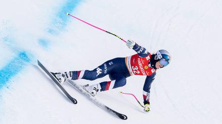 Lindsey Vonn zeigte in der Abfahrt von St. Anton eine starke Vorstellung.