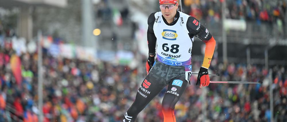 Philipp Nawrath wird in der Verfolgung bester Deutscher.