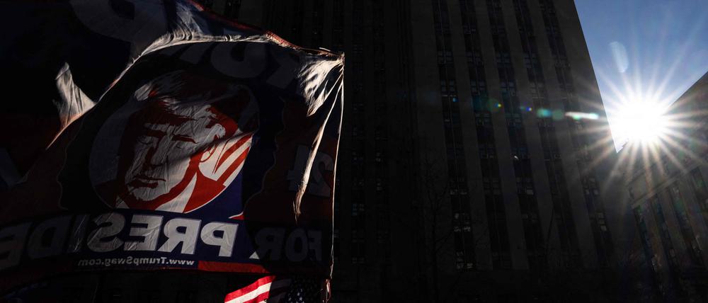 Trump-Unterstüter in New York