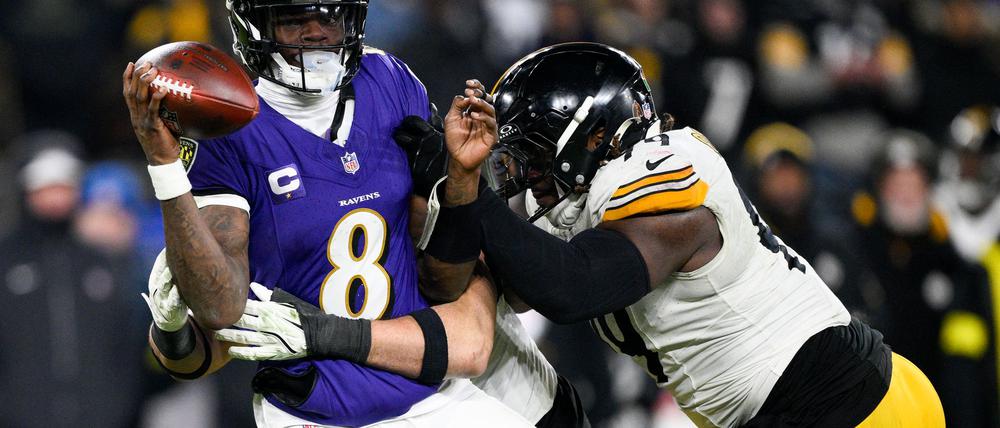 Lamar Jackson und die Baltimore Ravens waren eine Nummer zu groß für die Pittsburgh Steelers.