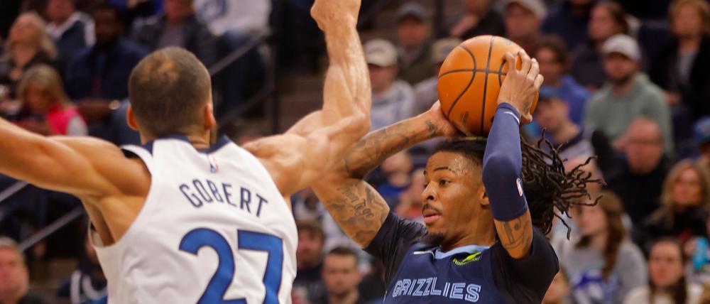 Ja Morant (rechts) erzielte den entscheidenden Korb für die Grizzlies.