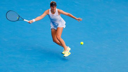 Tatjana Maria gewann zum Auftakt der Australian Open gegen die Amerikanerin Bernarda Pera.
