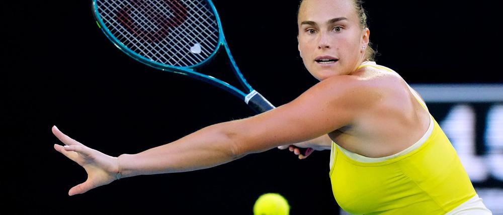 Zog souverän in die zweite Runde der Australian Open ein: Aryna Sabalenka