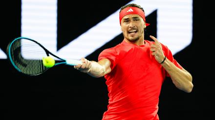 Neues Racket neues Glück? Alexander Zverev steht in der zweiten Runde der Australian Open