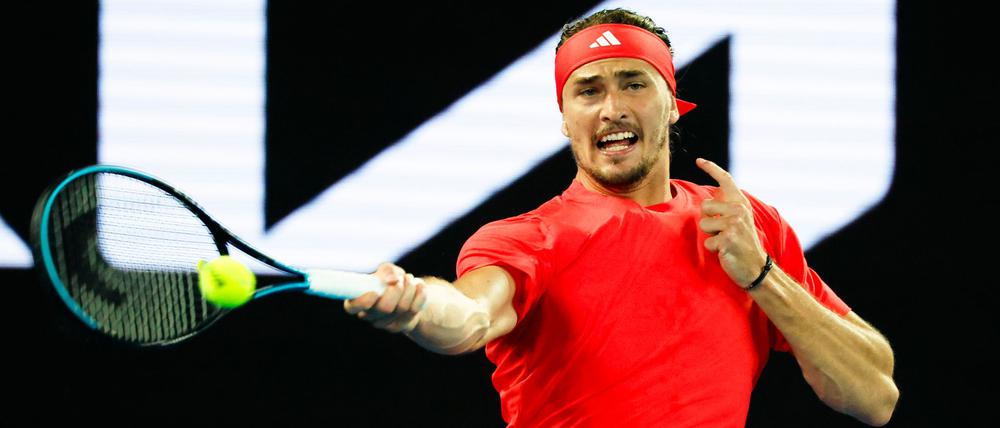 Neues Racket neues Glück? Alexander Zverev steht in der zweiten Runde der Australian Open