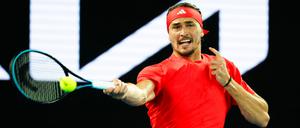 Neues Racket neues Glück? Alexander Zverev steht in der zweiten Runde der Australian Open