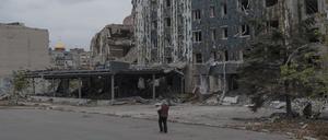 Pokrowsk im November 2024. In den Ruinen ihrer Stadt harren die letzten Bewohnerinnen und Bewohner aus.