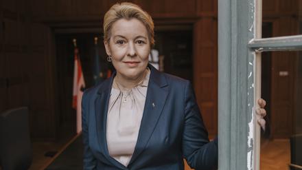„Ich mache meinen Job als Wirtschaftssenatorin sehr gerne“, sagt Franziska Giffey (SPD). Sie hat den Posten seit April 2023 inne.