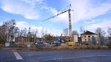In Krampnitz drehen sich die Baukräne. Im Sommer sollen die ersten Bewohner kommen.