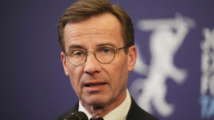 Der schwedische Regierungschef Kristersson will vorsätzliche Beschädigungen an Unterseekabeln in der Ostsee nicht dulden. (Archivbild)
