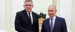 Der slowakische Premier Robert Fico war im Dezember zu Besuch beim russischen Präsidenten Wladimir Putin.