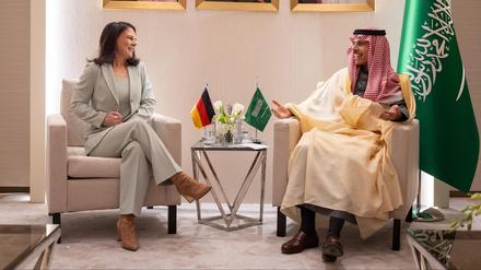 Annalena Baerbock zu Besuch in Saudi-Arabien.