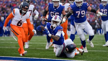James Cook erzielte den ersten Touchdown für die Bills - danach gaben die Gastgeber die Führung nicht mehr aus der Hand.