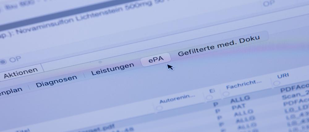 Die E-Patientenakte.