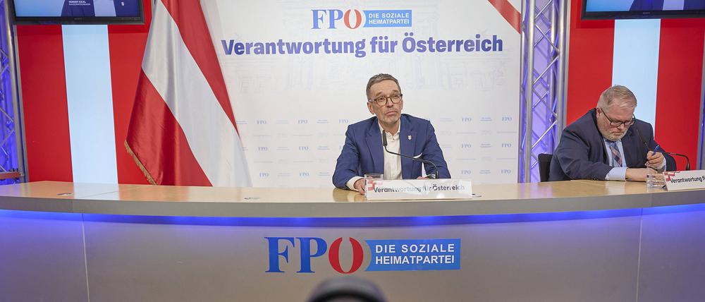 Pressekonferenz der FPÖ