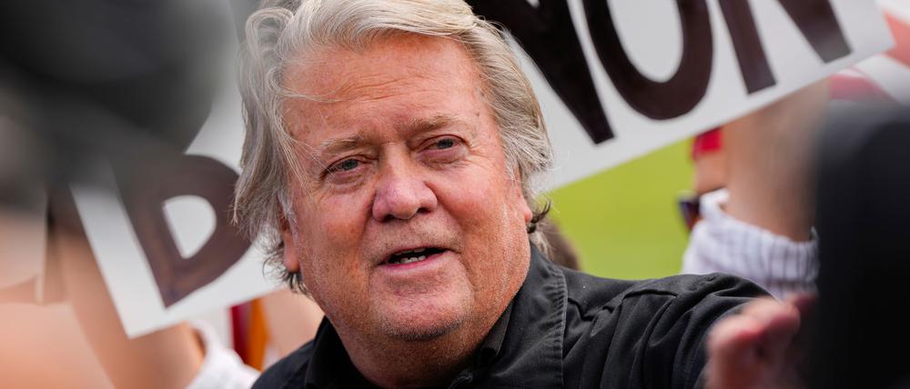 Wie Musk 2024 war Bannon 2016 ein wichtiger Faktor für Trumps Wahlsieg. (Archivbild)