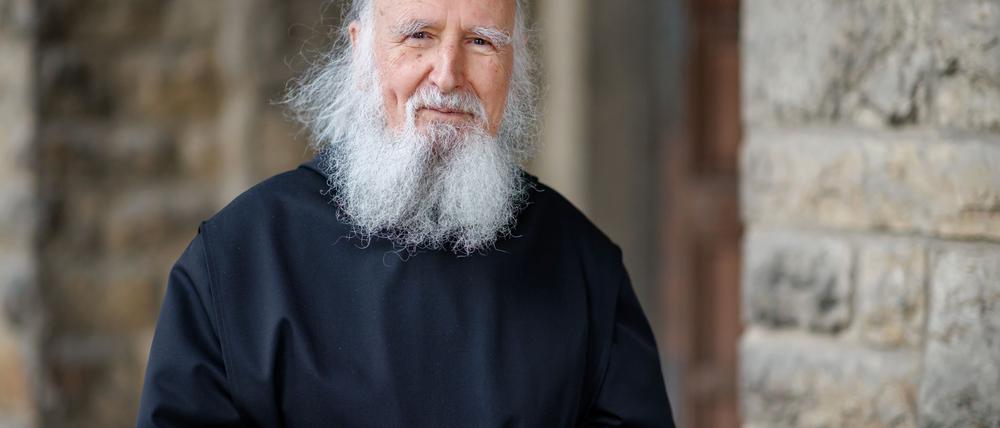 Benediktinermönch Anselm Grün in der Abtei Münsterschwarzach.