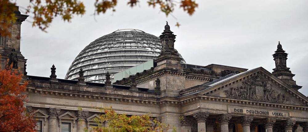 Das Reichstagsgebäude in Berlin ist der Sitz des Deutschen Bundestags.