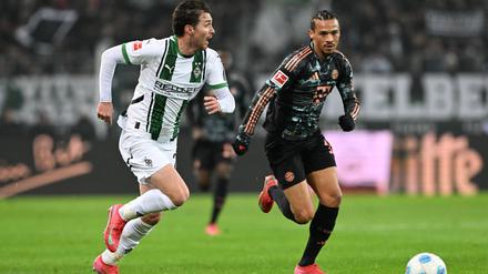 Leroy Sané (r) konnte auch am vergangenen Wochenende gegen Gladbach nicht für sich werben.