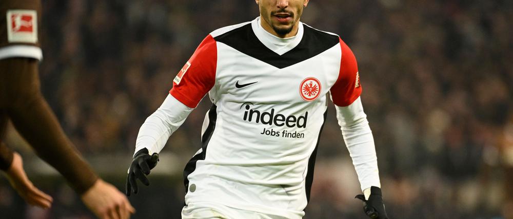 Omar Marmoush erzielte gegen St. Pauli sein 14. Saisontor.