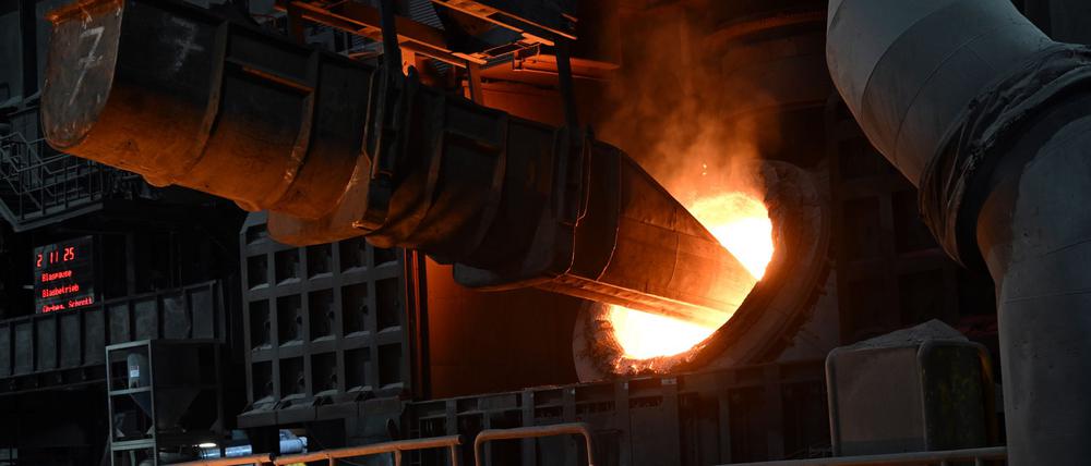 Unionskanzlerkandidat Friedrich Merz hatte gesagt, er persönlich glaube nicht daran, dass der schnelle Wechsel hin zum wasserstoffbetriebenen Stahlwerk erfolgreich sein wird. (Archivbild)