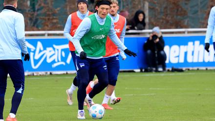 Zurück im Spiel. Bei der Partie Rot gegen Blau trug Fabian Rees grün.