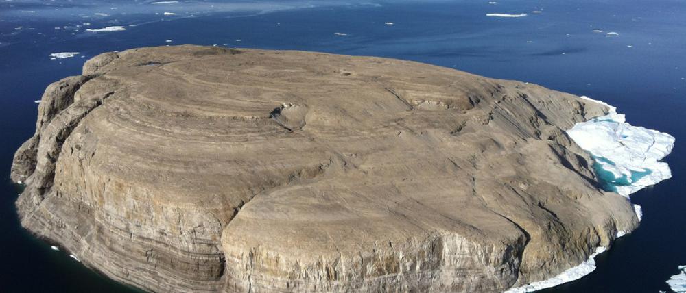 Die Hans-Insel, auch als Tartupaluk bekannt, liegt gut 1000 Kilometer südlich des Nordpols. 