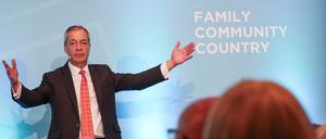 Nigel Farage, Vorsitzender der britischen Partei  Reform UK.