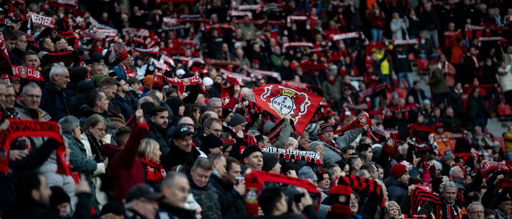 Vor dem Spiel gegen Mainz gab es ein Pfeifkonzert vieler Fans von Bayer Leverkusen. 