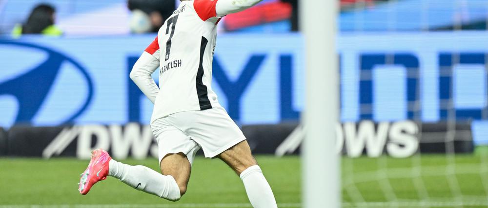 Bejubelt sein Tor: Starspieler Omar Marmoush.