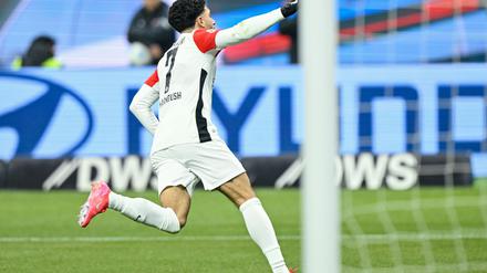 Omar Marmoush jubelte vielleicht ein letztes Mal für Eintracht Frankfurt