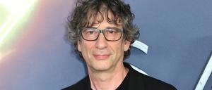 Neil Gaiman 2022 in London, bei der Weltpremiere des „Sandman“-Films