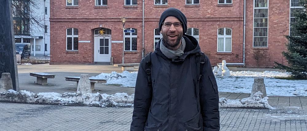 Christoph Zimmermann lebt inzwischen in einer Personalwohnung in Berlin. 