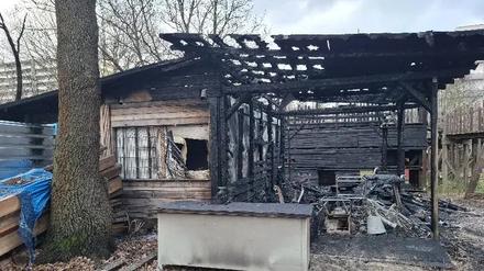 Auf dem Abenteuerspielplatz am Wildhüterweg in Neukölln hat es am 7. Januar 2025 gebrannt, Foto: GoFundMe