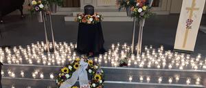 Der Gedenkgottesdienst findet jedes Jahr Anfang Januar statt, 