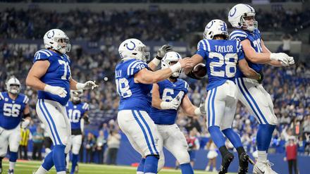 Die Indianapolis Colts wollen in der kommenden Saison auch im Berliner Olympiastadion jubeln.