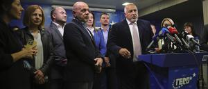 Boiko Borissow, Parteivorsitzender der Gerb und ehemaliger bulgarischer Ministerpräsident.