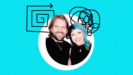 Eine hat Chaos im Kopf, einer ordnet es: Roxanne Emery hat ADHS, ihr Mann Richard Pink lebt damit.