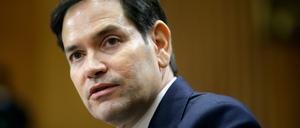 Marco Rubio, Donald Trumps Kandidat für das US-Außenministerium, am Mittwoch bei seiner Anhörung. 