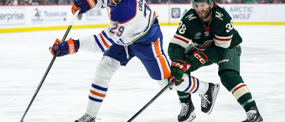Leon Draisaitl blieb beim 5:3-Erfolg der Edmonton Oilers bei den Minnesota Wild ohne Treffer.