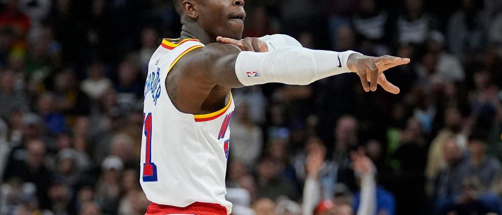 Dennis Schröder erzielte beim knappen Sieg der Golden State Warriors bei den Minnesota Timberwolves zwölf Punkte.