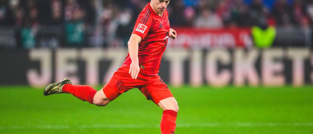 Joshua Kimmich in Aktion beim Bayern-Sieg gegen Hoffenheim.