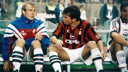 Jürgen Klinsmann (li.) und Lothar Matthäus (re.) waren, gelinde gesagt, nicht die besten Freunde.
