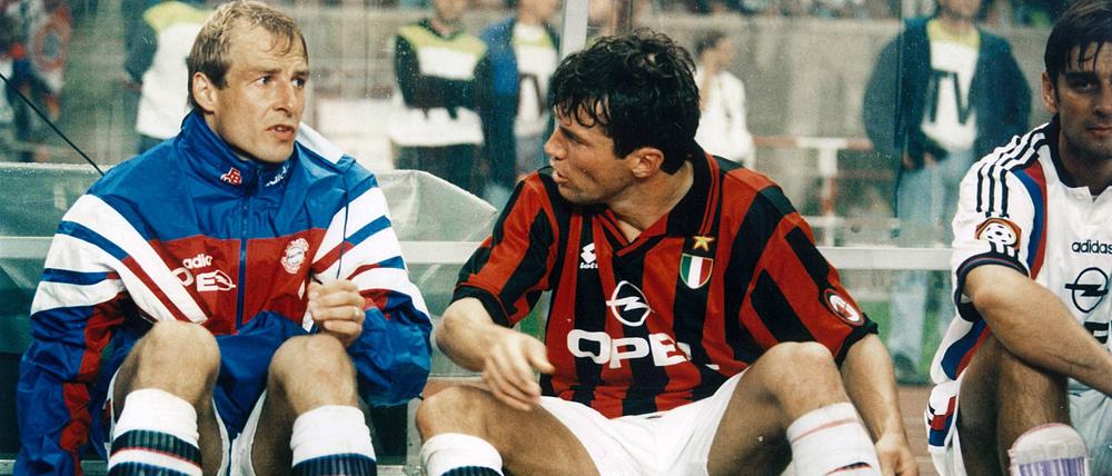Jürgen Klinsmann (li.) und Lothar Matthäus (re.) waren, gelinde gesagt, nicht die besten Freunde.