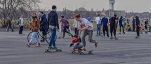Spaß auf dem Feld – auch für Vorschulkinder. 