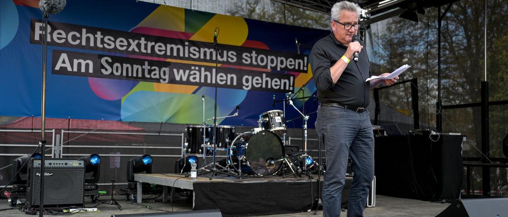 Der Leiter der Gedenkstätte Buchenwald, Jens-Christian Wagner, wird für sein Engagement gegen Rechtsextremismus ausgezeichnet. (Archivbild)
