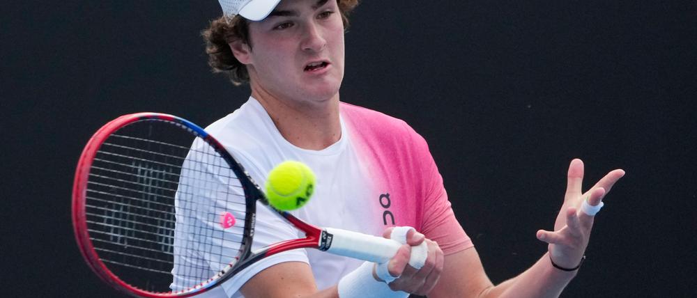 Verliert in der zweiten Runde der Australian Open: Ausnahmetalent João Fonseca.