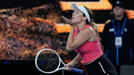 Provozierte das Publikum bei den Australian Open: Danielle Collins
