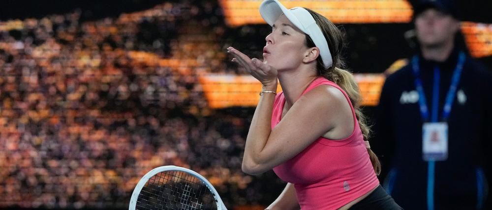 Provozierte das Publikum bei den Australian Open: Danielle Collins