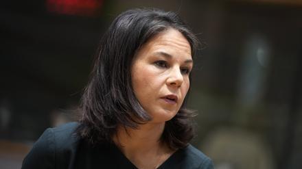 Die deutsche Außenministerin: Annalena Baerbock (Bündnis 90/Die Grünen).